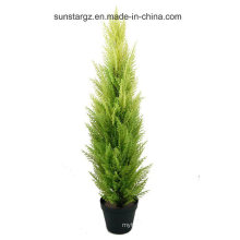 Artificial Christmas Tree PE Cypress Plant Potted for Christmas Ornament (48433)